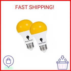 SLR-2AUT BLUEX BULBS Pack Led Dusk Dawn Bug Light Amber