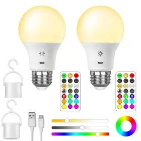 644037259597 BOBOPAI Usb Rechargeable Light Bulb Remote Smart
