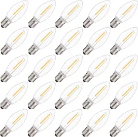 C9-2700K-0.6W-E17 BORT Pack Led Light Bulb Christmas Outdoo