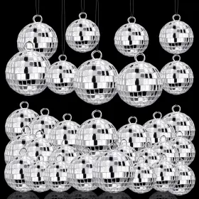 Havagdtm DISCO Ornaments Mini Reflective Mirror Ball
