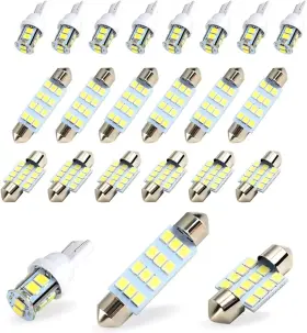 445053022099 LED Luces Para Interior Carro Coche Luz Del
