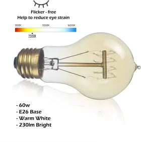 B07FNJBGNF LIGHT Edison Bulb Dimmable Antique Fashioned #3