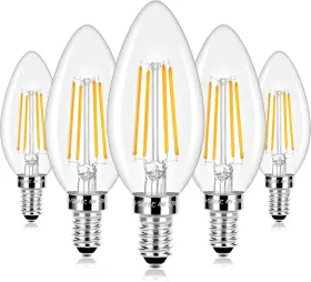 320104-04 BRIGHTEVER Led Candelabra Bulbs Candle Light