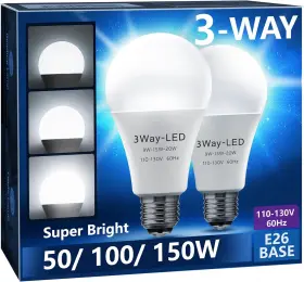 3-WAY BRIIGNITE Led Light Bulbs