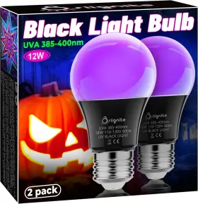 Briignite 445050072059 Black Light Bulbs 12w Led Bulb For Halloween Decoration