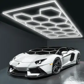 BH-HEXA-14G BRILLIHOOD Hexagon Garage Honeycomb Led Hex Light