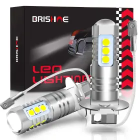 793610101181 BRISHINE Led Fog Light Bulbs Xenon Bright Chips