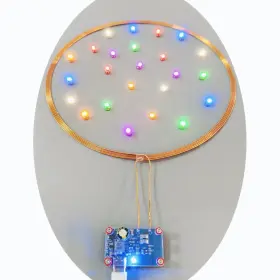 Btbemo Us-bm10110 Mini Led Lights 200mm Large Induction Coil And 18pcs Colorful Lights