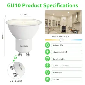 810168390451 BUBO Led Bulb Natural Dimmable #2