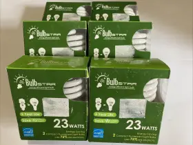 BSK23W BULB STAR Cfl Light Bulbs Pack Total