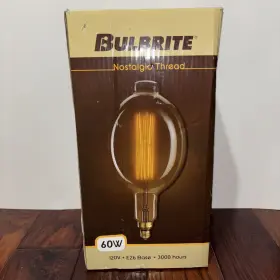 137201 BULBRITE Nostalgic Thread Bulb