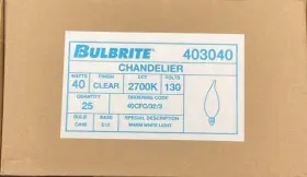 403040 BULBRITE Light Bulb