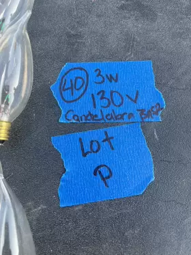 410303 BULBRITE Chandelier Base Volt Bulb Flicker Flame Tip #2