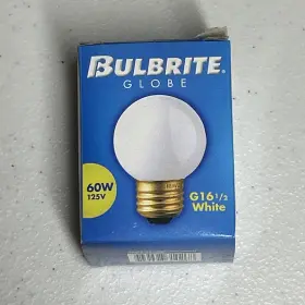 60G16EWH BULBRITE Globe Bulb Standard Base #3