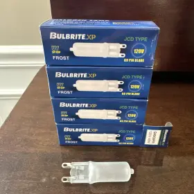 613102 BULBRITE Xp Light Bulb Bayonet Base Frost Nos
