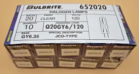 739698652207 BULBRITE Xp Lamp Jcd Base Finish