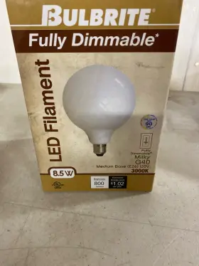 739698768991 BULBRITE Led Globe Antique Filament Bulb