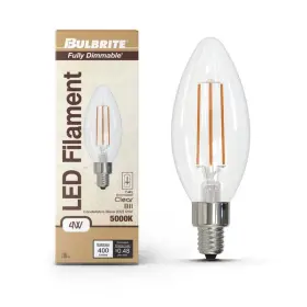 739698769622 BULBRITE Led Filament Dimmable Light Bulb Finish
