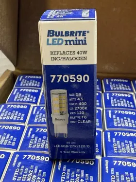 770590 BULBRITE Pack Led Mini Bulb Base