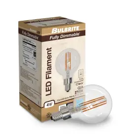 776873 BULBRITE Dimmable Filament Candelabra Led Bulb