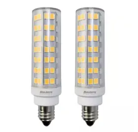 Bulbrite 862641 70 Watt Equivalent Soft White T6 E11 Dimmable Led Light Bulb 3000k 2-pack