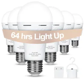 752619549066 BWKVH Rechargeable Light Bulbs Emergency Socket