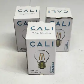 3000K-GFSL CALI Pack Dimmable Golf Ball Base Amber Finish