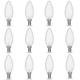 Carrybc 724373968452 E12 Led Bulb 40w Equivalent Frosted Candelabra Light Bulbs Warm White 2700k 4w D