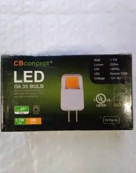 UL.LED12VG6.35 CBCONCEPT Pack Led Light Bulb