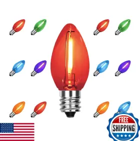 B0D948445F CHYSUPER Multicolor Led Christmas Light Bulbs Base