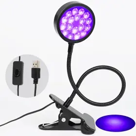 717351084060 CICINY Uv Led Light Clamp Usb Gooseneck