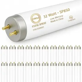 F32T8-50K-25 CIRCLE Linear Fluorescent Light Bulbs Pack