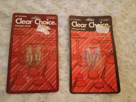 2-2PK CLEAR CHOICE Bulbs Jc