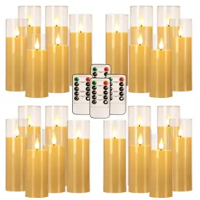HI681 CLTNIKET Pack Led Flameless Candles Set Battery Remo