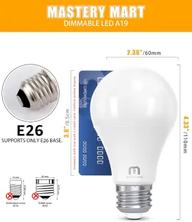 A19D LED Light Bulbs Dimmable #2
