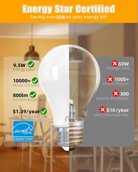 A19D LED Light Bulbs Dimmable #3