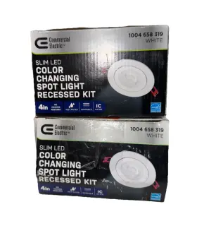 91459 COMMERCIAL ELECTRIC Ultra Spot Led Cct Select Canless