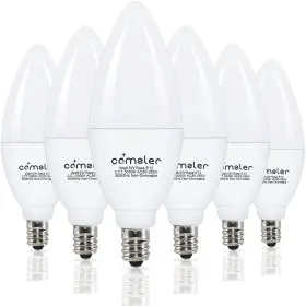 479419818287 COMZLER Ceiling Fan Light Bulbs Led Candelabra