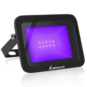 Conalux Ck06-10w-395nm-us 395nm 10w Led Black Light With Us Standard Plug And Switch 4.9ft Power Cord