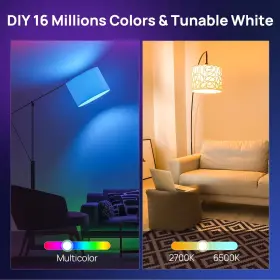 850053671104 CONSCIOT Smart Light Led Bulb Alexa Google Music #3