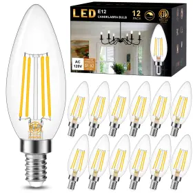 C35-12P COTANIC Led Bulb Dimmable Candelabra Equivalen