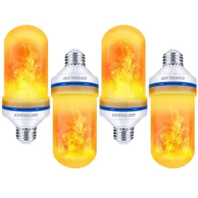 750076117422 CPPSLEE Led Flame Light Bulbs Flickering Base Bu
