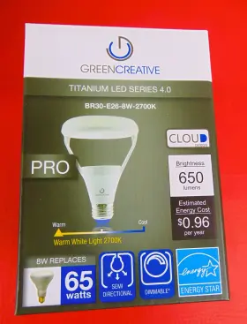 98404 CREATIVE Led Bulb Dimmable Screw Base Pack