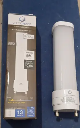 PL-H-GU24-5 CREATIVE Titanium Led Byp