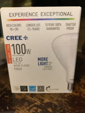 849665021735 CREE Dimmable Led Light Bulb