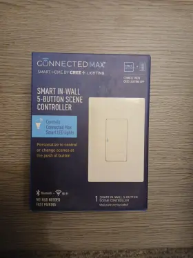 In-wall CREE LIGHTING Connected Smart Scene Controller