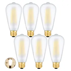B0823H2GMG CRLIGHT Dimmable Led Edison Bulb