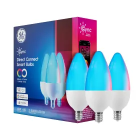 93131907 CYNC Ge Smart Led Light Bulbs Changing Wifi