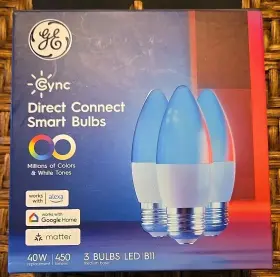 93131908 CYNC Ge Smart Led Light Bulbs Changing Wi