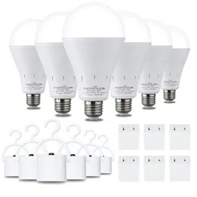 722563254972 DABAOLUM Pack Rechargeable Emergency Light Bulbs